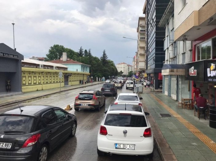 Eskişehir'de sağanak yağış