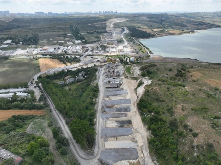 Kanal İstanbul Projesi'nde çalışmalar sürüyor