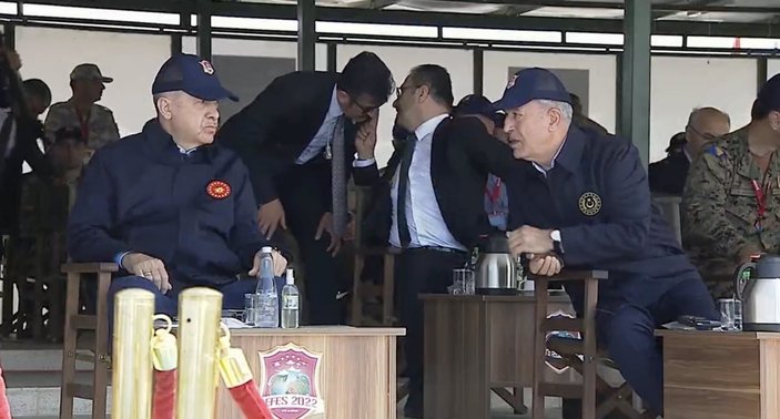 Cumhurbaşkanı Erdoğan, Efes-2022 tatbikatında