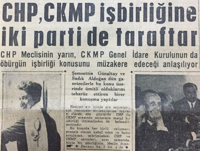 Vakanüvis yazdı: 1957'de de 'Üçlü Masa' kurulmuş