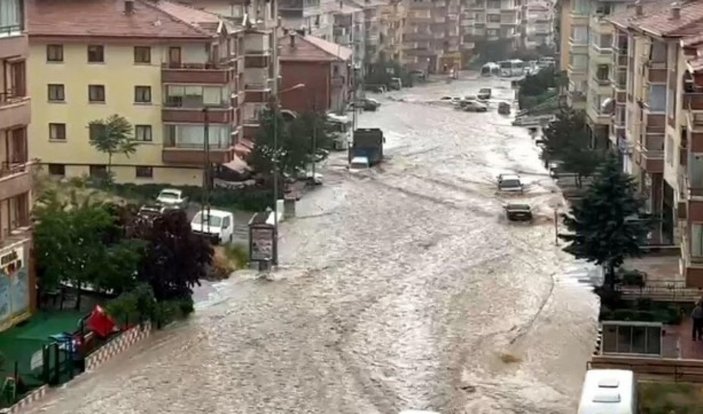 Ankara'da sel can aldı