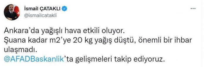 Ankara'da sağanak sonrası vatandaşlar mazgalları temizledi