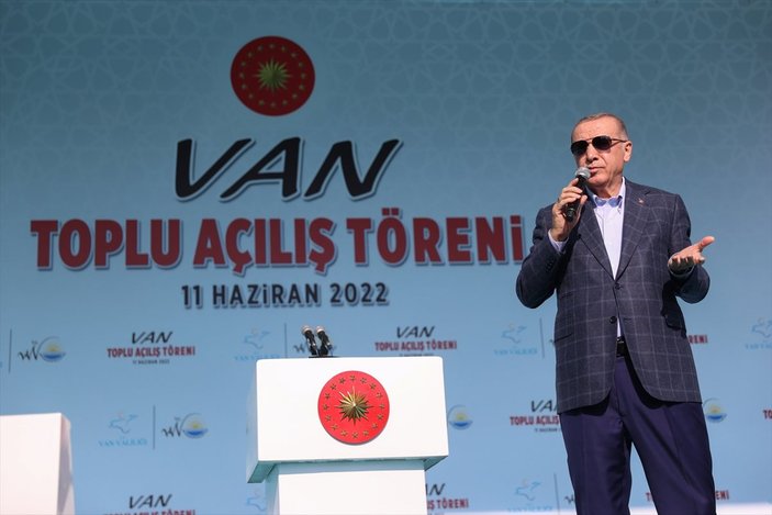 Cumhurbaşkanı Erdoğan'ın Van Toplu Açılış Töreni konuşması