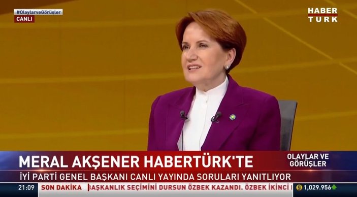 Meral Akşener'den 6'lı masanın Cumhurbaşkanı adayı açıklaması