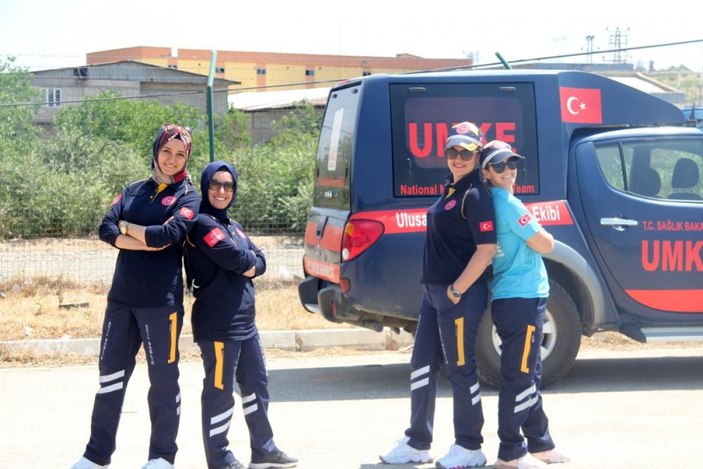 Gaziantep'te ambulans şoförlerinin eğitim görüntüleri