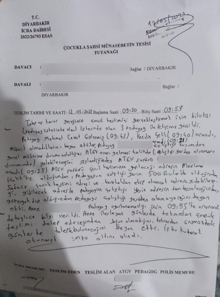 Diyarbakır'da bir anne, velayeti kendisinde olan çocuklarını istiyor