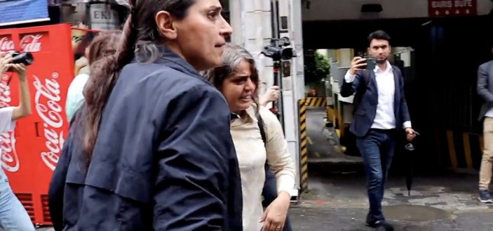 İstanbul'daki Öcalan'a destek yürüyüşünde HDP'li vekiller polisle tartıştı
