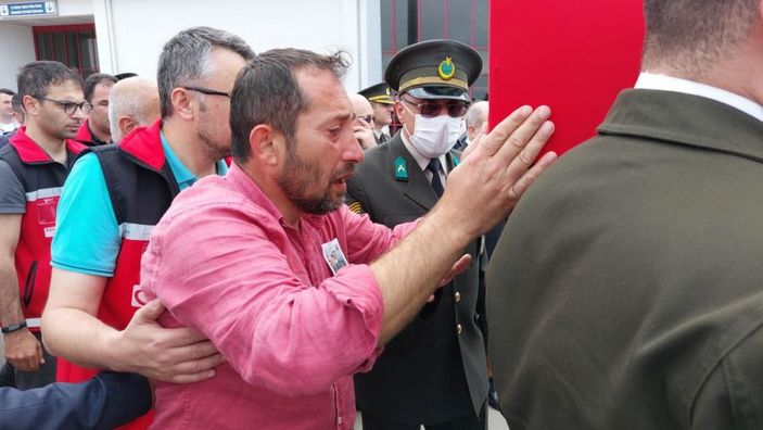 Ordulu şehidin cenazesi Samsun'da gözyaşlarıyla karşılandı