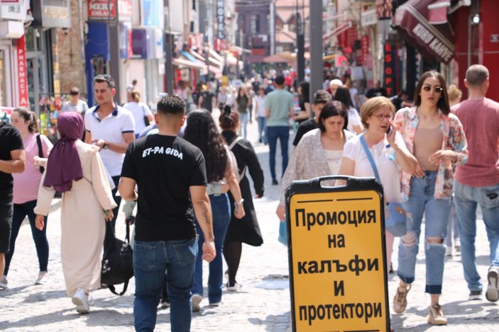 Bulgarlardan Edirne'ye alışveriş akını