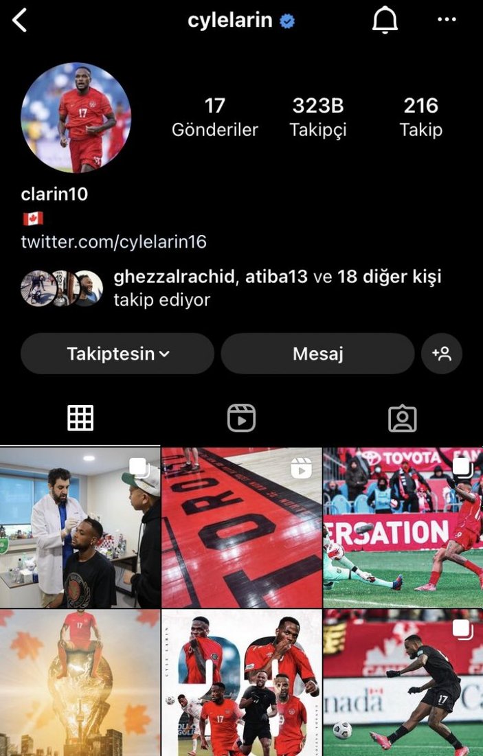 Cyle Larin, Instagram'dan Beşiktaş'ı sildi