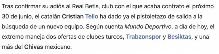 Trabzonspor ile Beşiktaş Cristian Tello'nun peşinde