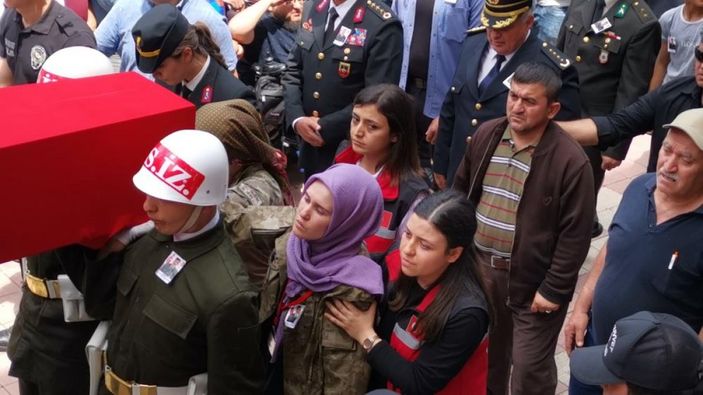 i Şehit Uzman Çavuş Ramazan Gök'e veda