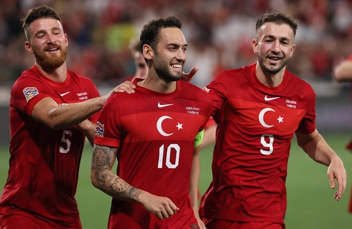 Türkiye Uluslar Ligi'nde Litvanya'yı 2-0 yendi