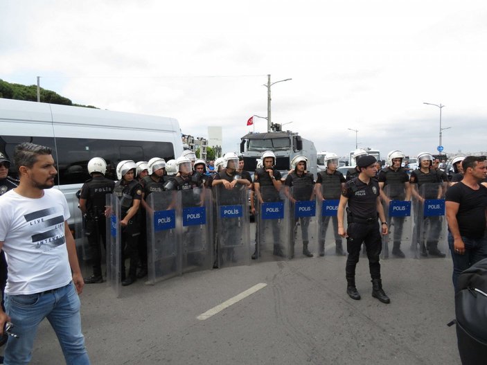 İBB ve Üsküdar zabıtaları arasında gerginlik