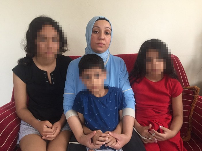Adana'da eşinden şiddet gören kadının feryadı
