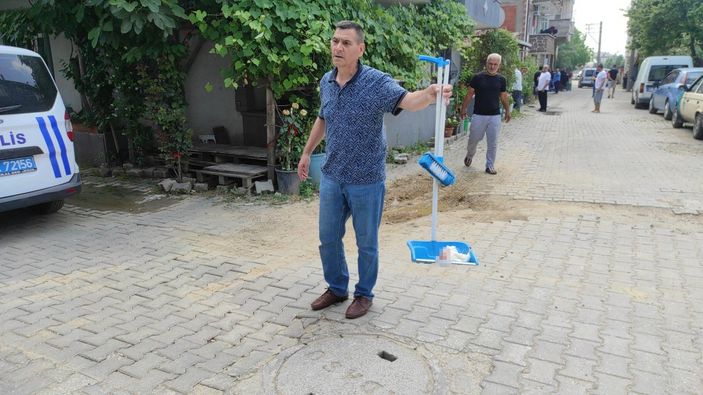 Sakarya'daki madde bağımlısı, polisin parmağını ısırdı