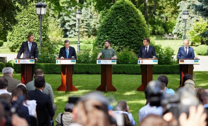 Avrupa liderlerinden Ukrayna'nın AB üyeliğine destek