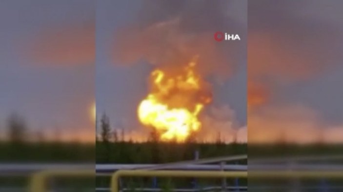 Rusya'da Gazprom tesisinde patlama