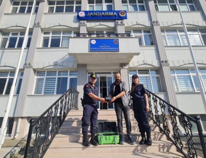 Sinop'ta sel sonrası bulunan 200 bin liralık cihazın sahibi bulundu