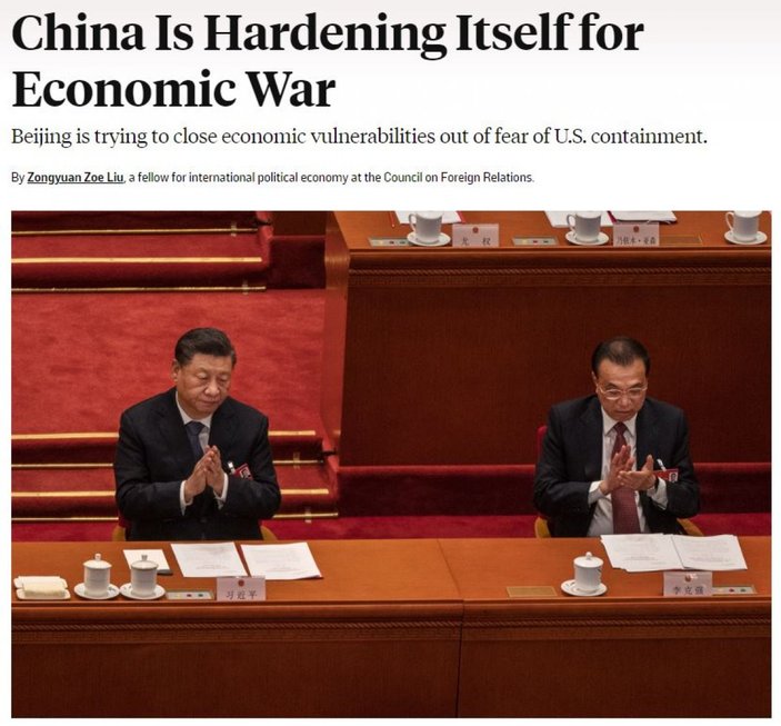 Foreign Policy: Çin, ekonomik savaşa hazırlanıyor