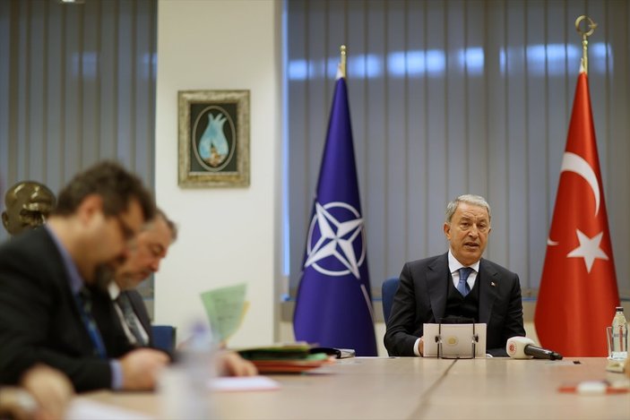 Hulusi Akar, İsveç ve Finlandiya'nın NATO'ya katılma isteğini değerlendirdi