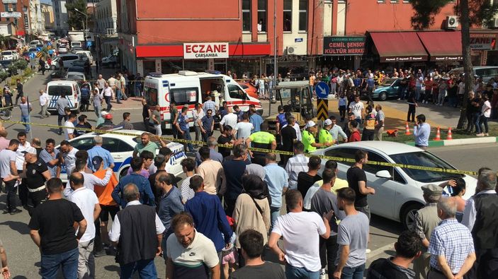 d Samsun'da forkliftin ezdiği anne öldü, oğlu yaralandı