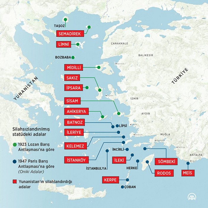 Türkiye ile Yunanistan arasındaki Doğu Ege adaları krizine 5 soru - cevap
