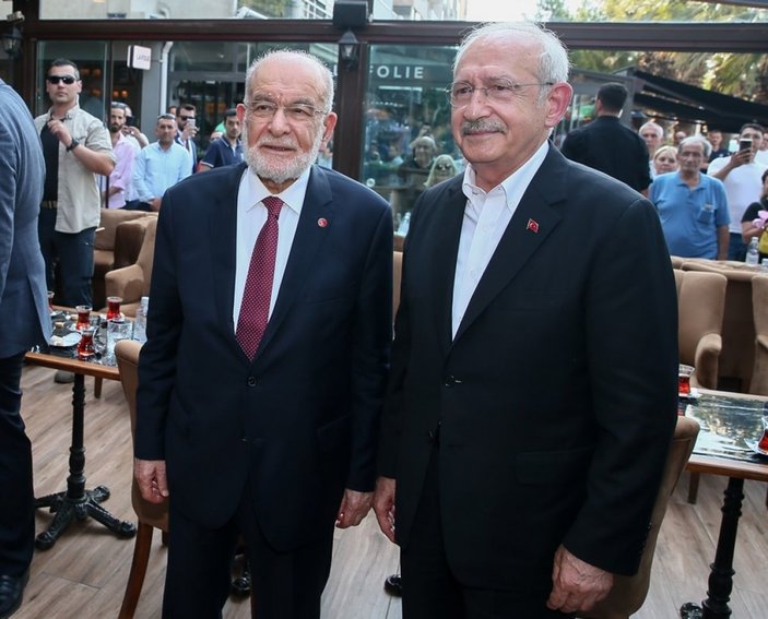 Kemal Kılıçdaroğlu ile Temel Karamollaoğlu İzmir'de buluştu