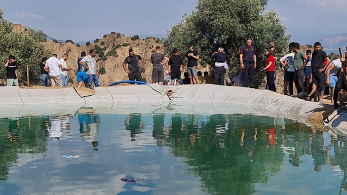 Aydın'da sulama göletine giren 2 çocuk boğuldu