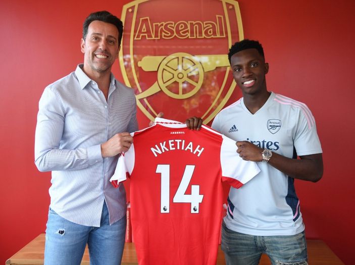 Arsenal, Nketiah'ın sözleşmesini uzattı