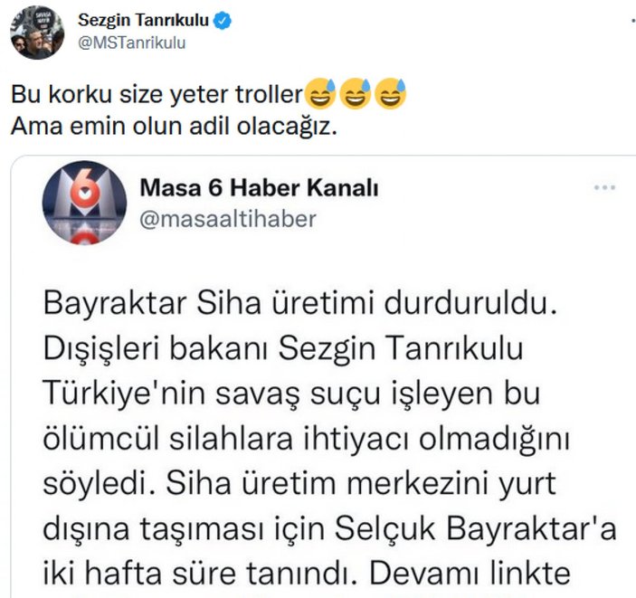 Süleyman Soylu'dan CHP'li Sezgin Tanrıkulu'na SİHA tepkisi