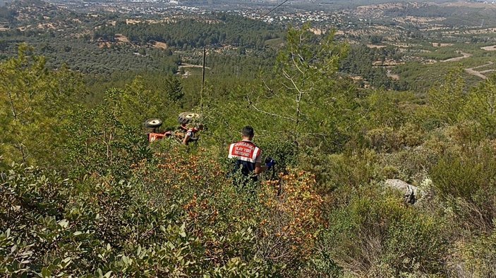 Muğla'da traktörle şarampole yuvarlanan kadın, öldü