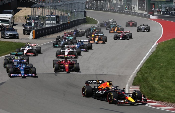 Formula 1 Kanada Grand Prix'ini Verstappen kazandı