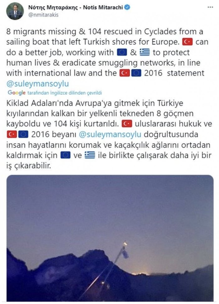 Yunan Bakan'a Türk astsubaydan yanıt