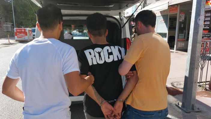 i Samsun'da gaspçı polisin kovalamacası sonucu yakalandı