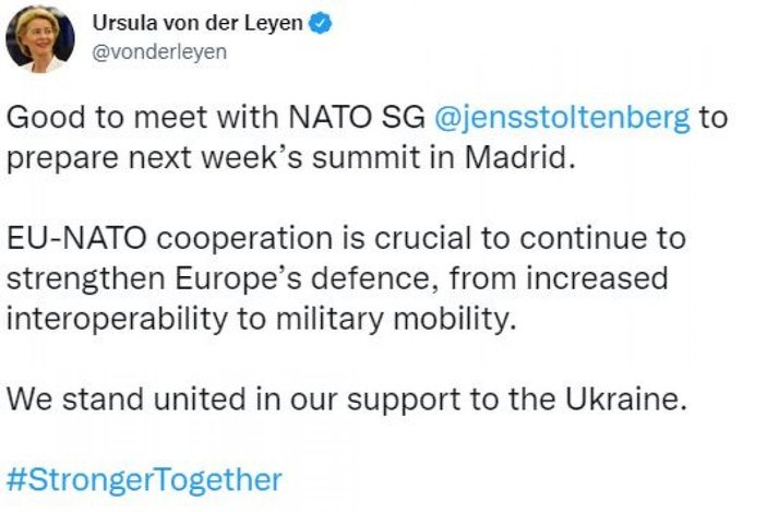 NATO ve AB'den Ukrayna'ya destek mesajı