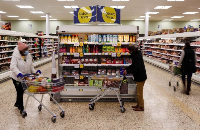 İngiltere'de gıda fiyatları yüzde 8,3 arttı