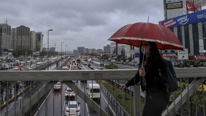 İstanbul'da sağanak uyarısı yapıldı
