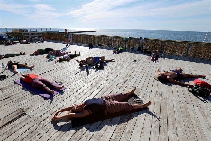 Ukrayna'da Dünya Yoga Günü kutlandı
