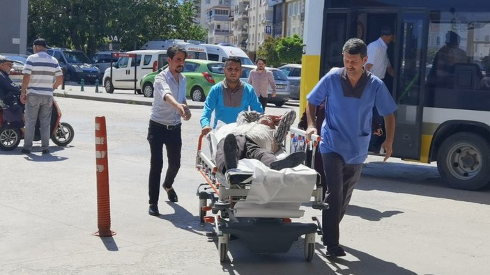 Bursa’da otobüs şoförü rahatsızlanan yolcuyu hastaneye yetiştirdi