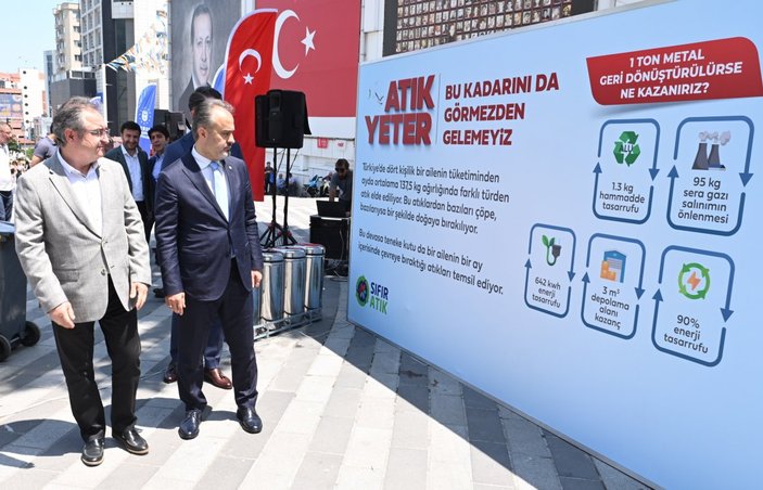 Bursa'da 'atık yeter' farkındalığı
