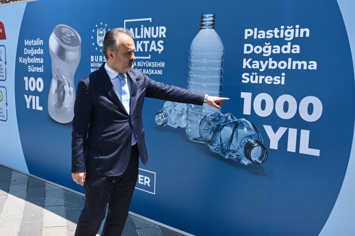 Bursa'da 'atık yeter' farkındalığı