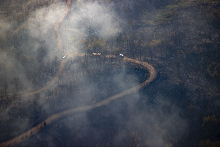 Marmaris’in en genç ormanı yanıyor