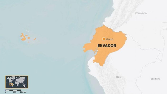 Ekvador nerede, hangi kıtada? Ekvador harita konumu