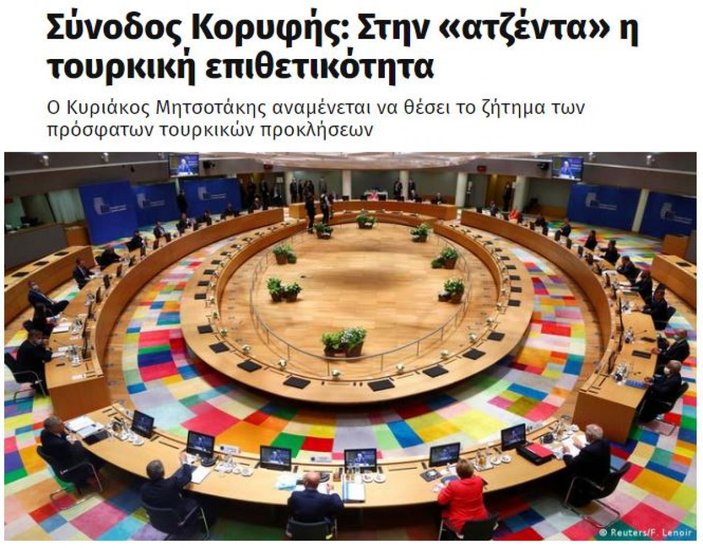 Yunan basını: Miçotakis, Brüksel'de Türkiye'yi şikayet edecek