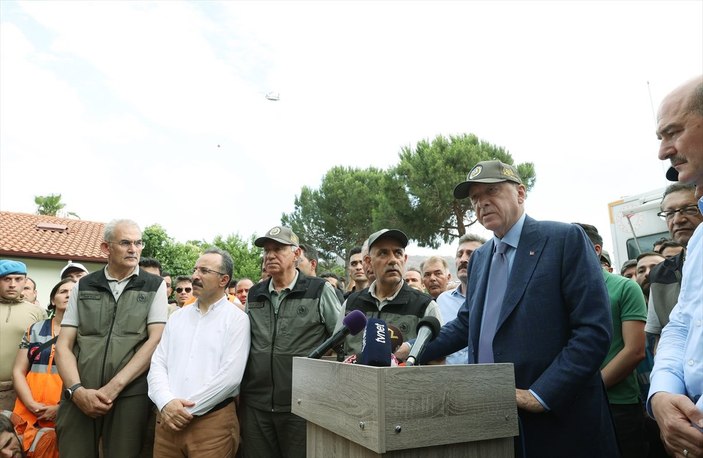 a Cumhurbaşkanı Erdoğan, Marmaris'te konuştu