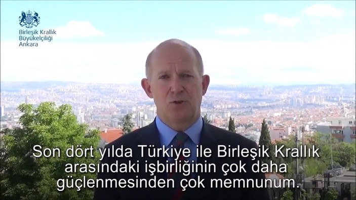 Birleşik Krallık Ankara Büyükelçisi Dominick Chilcott veda mesajı yayınladı