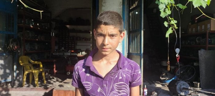 Kahramanmaraş'ta 12 yaşındaki çocuktan takdir toplayan hareket