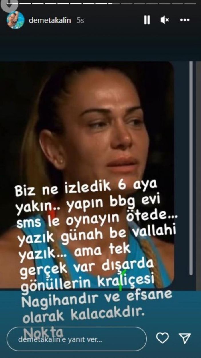 Demet Akalın dayanamadı, Survivor'a saydırdı! 'Bunları Acun duymasın'