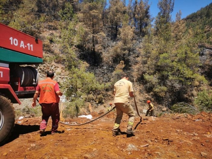 Marmaris'te soğutma çalışmaları devam ediyor